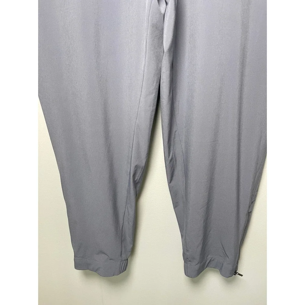 Athleta Trekkie North Jogger Pants Gray Plus Size 16 Hiking Travel Ankle Zip